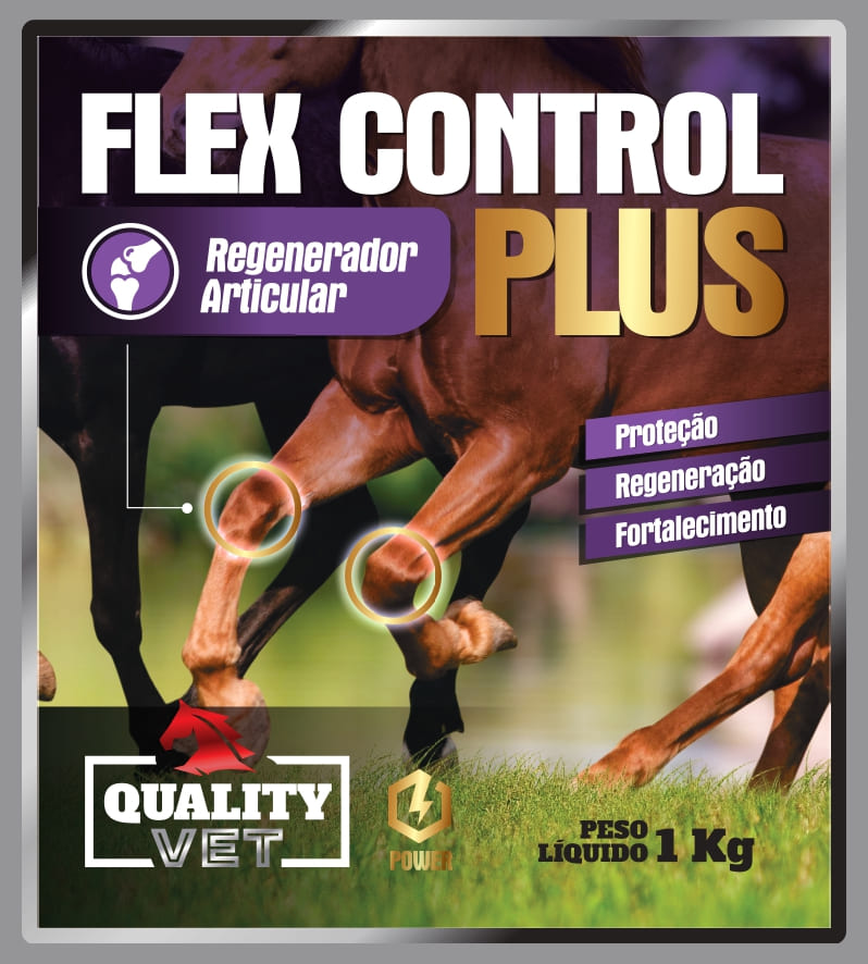 Suplemento Equinos - Flex Control Plus 1 Kg - Quality Vet - Quality Vet